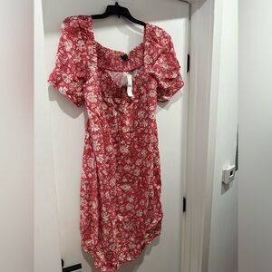 J. Crew Afternoon Dress in Pink Floral. Size XL. New with tags.
